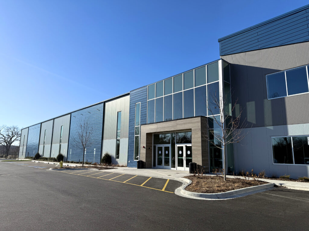 The stunning facade of Sawmill Sports Hub located in Willowbrook, IL