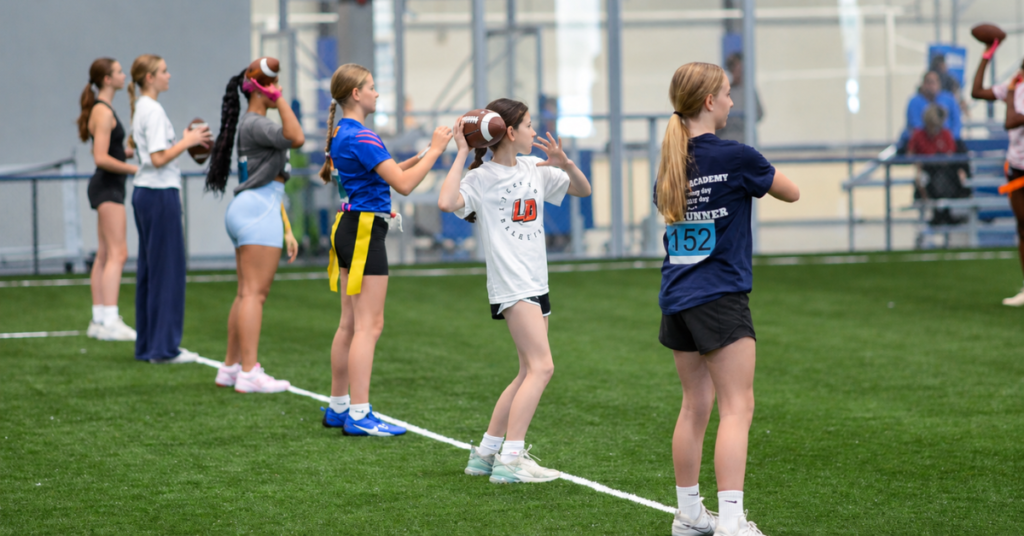 Supreme Queens Flag Football Tryouts powered by Next Level Athletix. Tryouts are held at Sawmill Sports Hub in Willowbrook, IL
