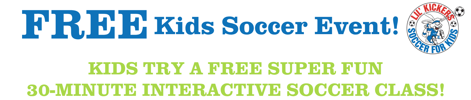 Free kids soccer event at Sawmill!